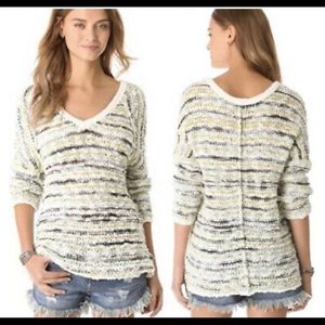 Free People ‘Songbird’ Marled Striped Sweater
